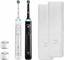 ブラウン オーラルB 電動歯ブラシ ジーニアスS ブラック D7005135X… Amazon.co.jp: ブラウン オーラルB 2本セット ジーニアスS